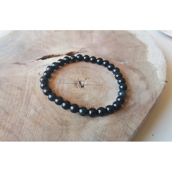 Bracelet Obsidienne Oeil Céleste 06mm