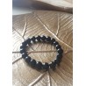 Tourmaline noire en bracelet - perles de 10mm