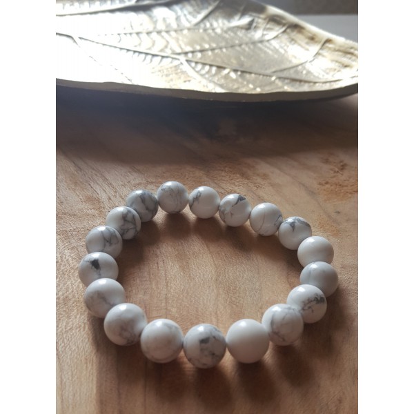 Bracelet Howlite 10 mm
