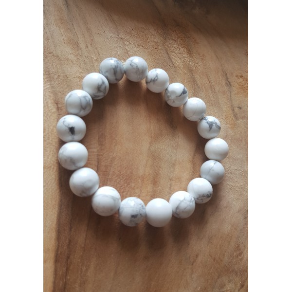 Bracelet Howlite 10 mm