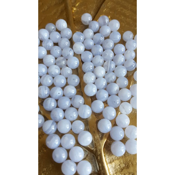 Perle de Calcédoine en 6mm