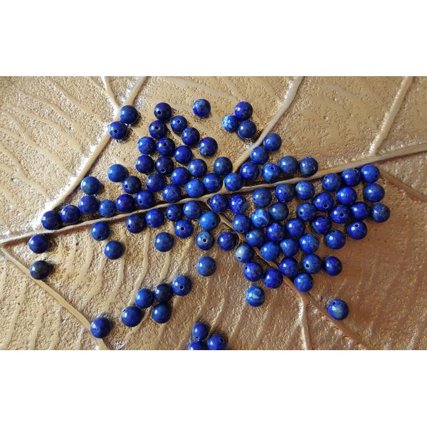 lapis lazuli perle de 6mm
