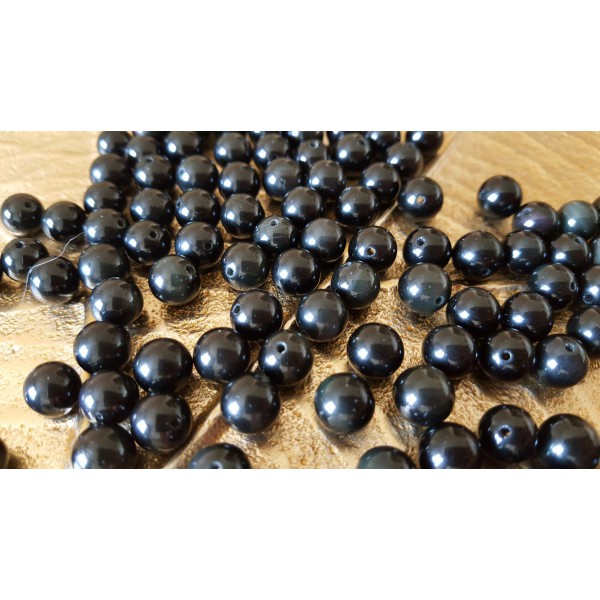 Obsidienne Oeil Céleste perle de 8mm