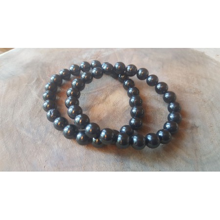Tourmaline noire en bracelet - perles de 08mm