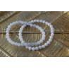 Calcédoine - Bracelet perles 6mm