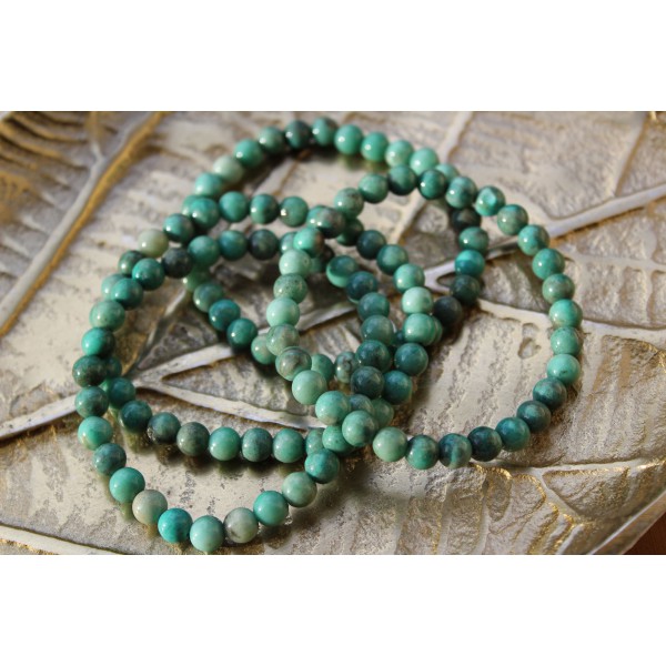 Turquoise (Tibet) - Bracelet 6mm