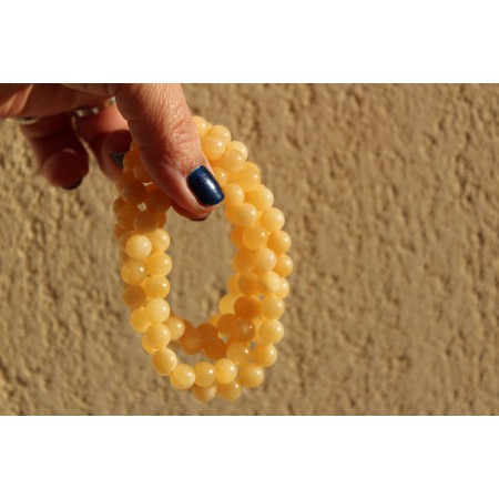Calcite Orange - bracelet 8mm