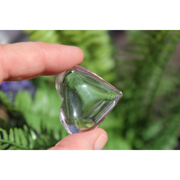 Cristal de Roche Poli 17 Gr - forme cœur