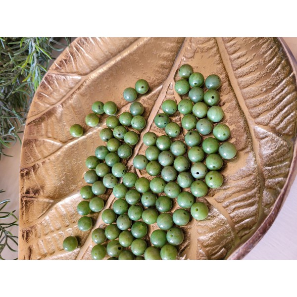 Jade Néphrite - perle ronde de 8mm