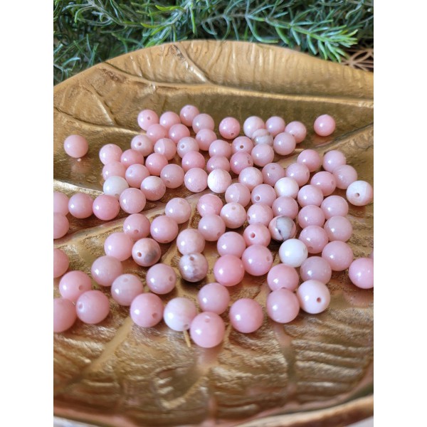Opale Rose - perle de 8mm