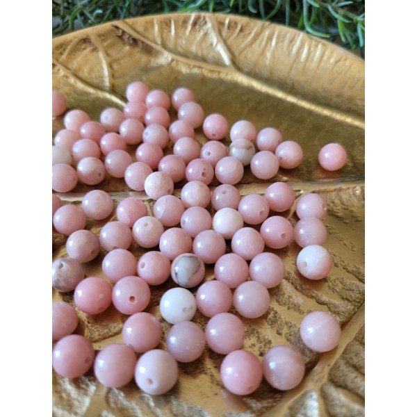 Opale Rose - perle de 8mm