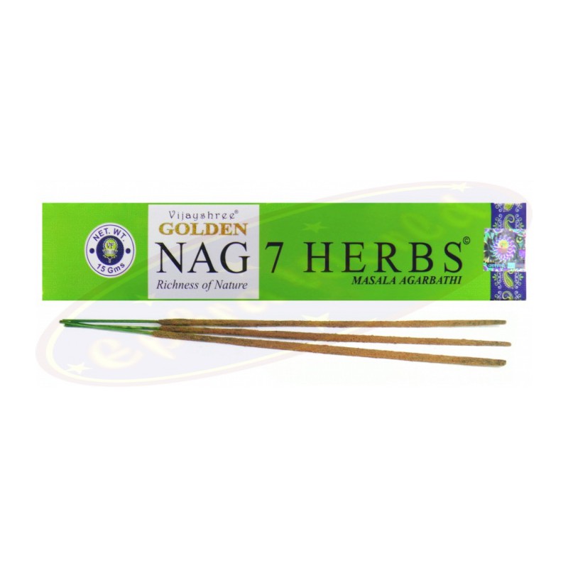 Encens GOLDEN NAG - 7 Herbs - 15 GR