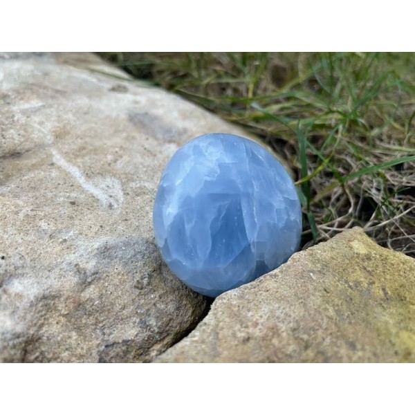 Calcite Bleue Polie 50 Gr