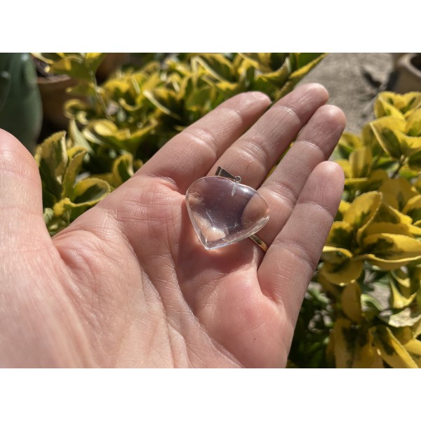 Cristal de Roche - pendentif 8 Gr