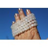 Pierre de Lune - Bracelet 8mm (reflets bleus)
