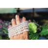 Pierre de Lune - Bracelet 8mm (reflets bleus)