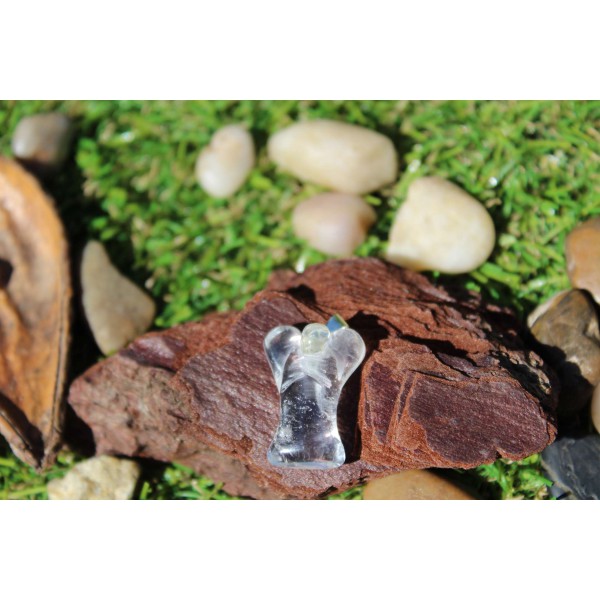 Cristal de Roche - pendentif 5 Gr forme Ange