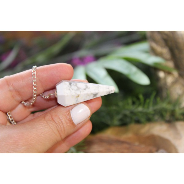 Howlite - Pendule 15 Gr