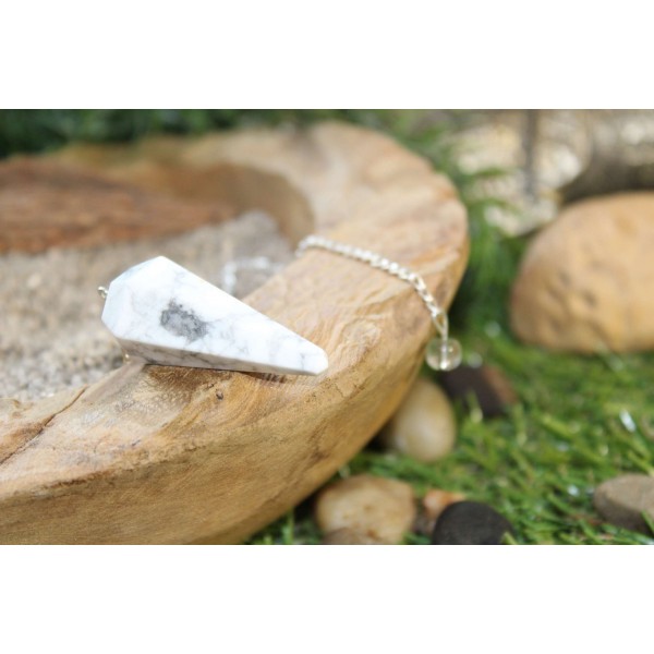 Howlite - Pendule 15 Gr