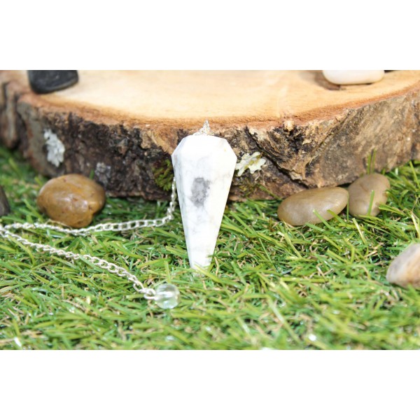 Howlite - Pendule 15 Gr