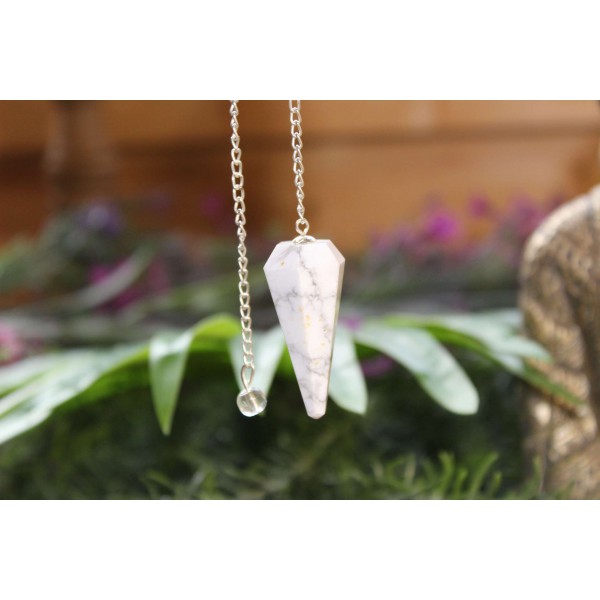 Howlite - Pendule 15 Gr