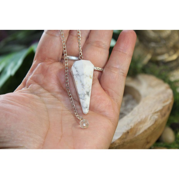 Howlite - Pendule 15 Gr