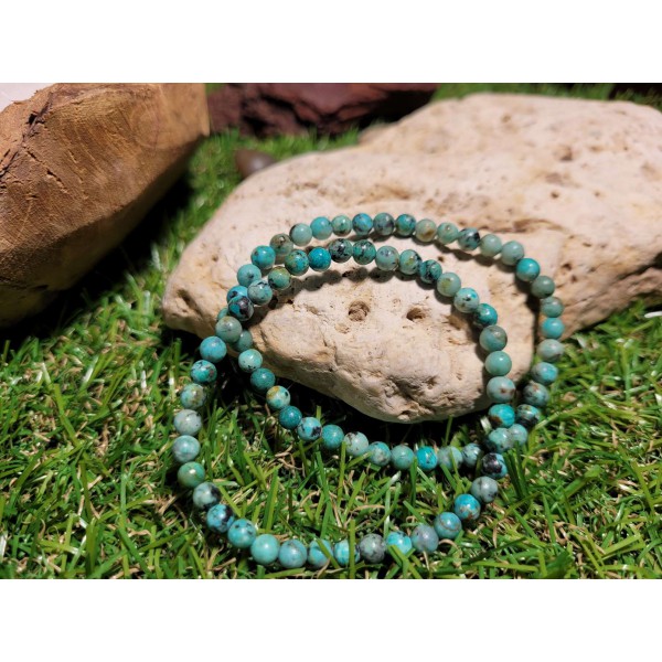 Turquoise (Tibet) - Bracelet 4mm
