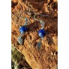 Lapis Lazuli - Boucles d'oreilles 3 Gr forme feuille