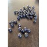 Iolite - perle ronde percée 8mm