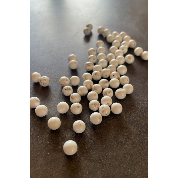 magnésite - perle de 6mm