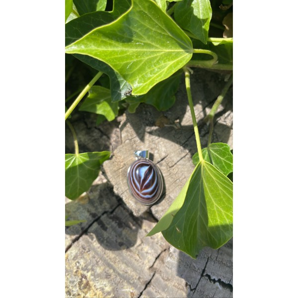Agate Noire pendentif 4 gr