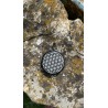 Obsidienne Noire Pendentif motif fleur de vie 15 gr