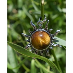 Oeil De Tigre - Pendentif Soleil