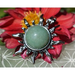 Aventurine - Pendentif " Soleil "