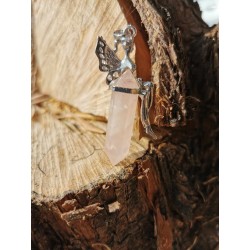 Quartz Rose - Pendentif Fée