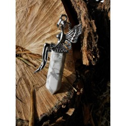 Howlite - Pendentif Fée
