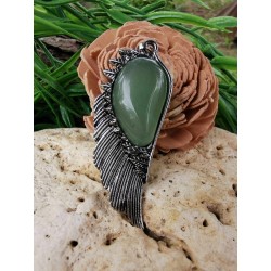 Aventurine - Pendentif Aile