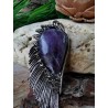 Améthyste - Pendentif Aile