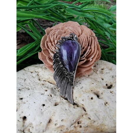 Améthyste - Pendentif Aile