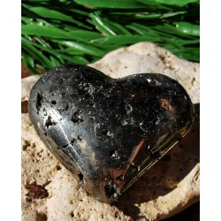 Pyrite Polie 58 gr - Forme coeur