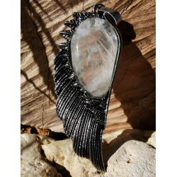 Cristal de Roche - Pendentif Aile
