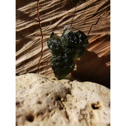 Moldavite - Pendentif 3.7 Gr