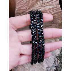Spinelle - Bracelet carré 4 mm