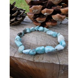 Larimar - Bracelet forme libre