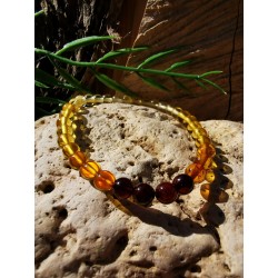 Ambre - Bracelet multicolore 6 mm