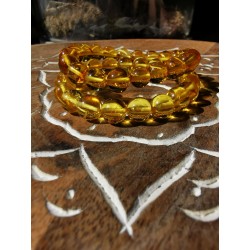 Ambre - Bracelet clair 10 mm