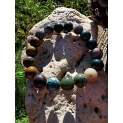Jaspe Orbiculaire - Bracelet 10 mm