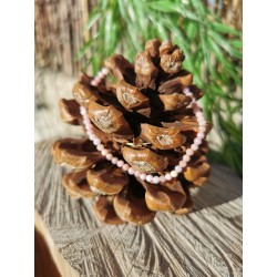 Opale Rose - Bracelet 3-4 mm facetté