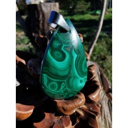 Malachite - Pendentif goutte 11.2 gr