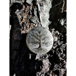 Obsidienne Dorée - pendentif Arbre 10 gr